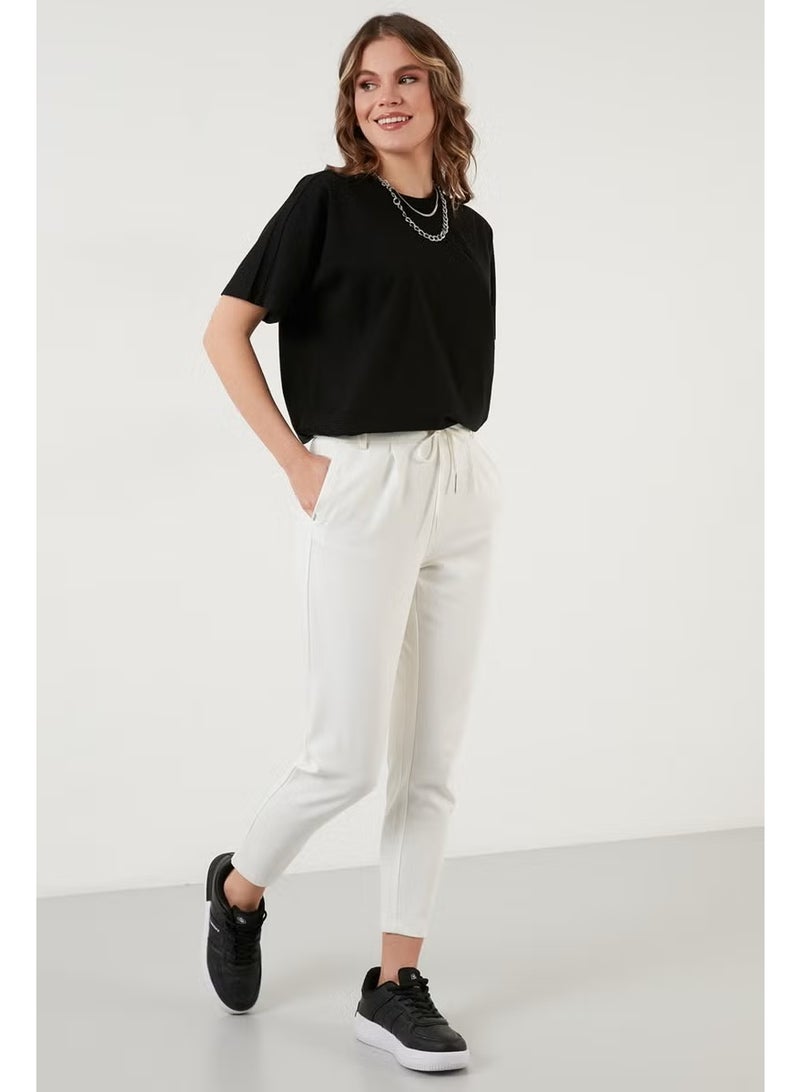 Lela Oversize 100% Cotton Crew Neck Basic T Shirt Women's T Shirt 5864489 - Image 3